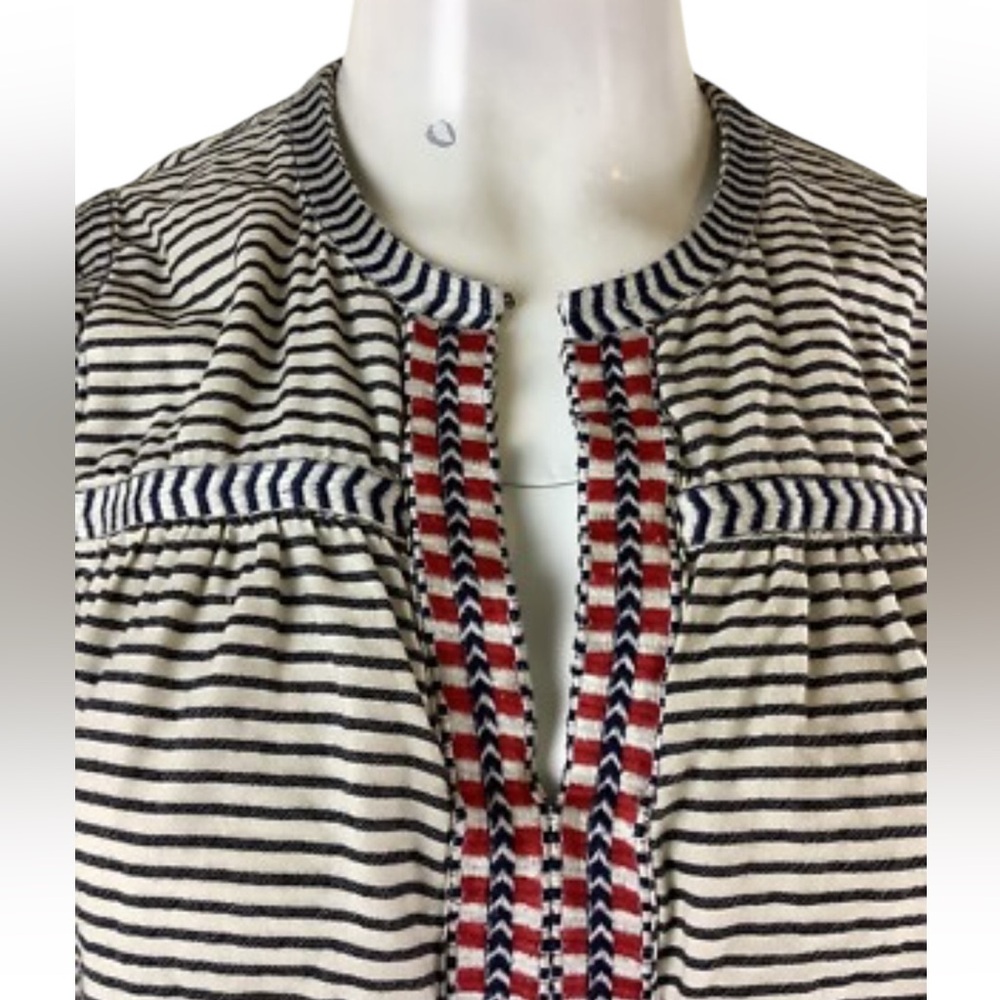 J. Crew Embroidered Pheasant Top - Picture 4 of 9